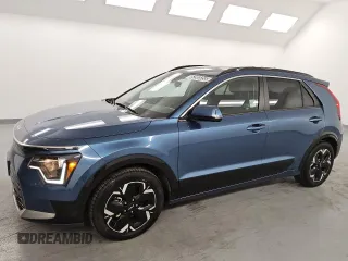 2023 Kia Niro EV Wind with VIN KNDCR3L1XP5036557, listed as a Copart auction lot 52805055 with 56,357 mi miles and Salvage Title. Bid and sale history available at carsss.com. Image 1.