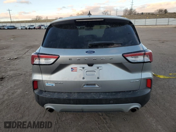 2021 Ford Escape Titanium with VIN 1FMCU9J97MUA70995, listed as a Copart auction lot 87004884 with Not Provided miles and Salvage Title. Bid and sale history available at carsss.com. Image 6.