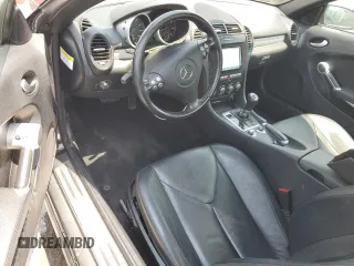 2007 Mercedes-Benz SLK-Class 3.0L with VIN WDBWK54F57F157433, listed as a Copart auction lot 66233794 with 104,198 mi miles and Salvage Title. Bid and sale history available at carsss.com. Image 8.