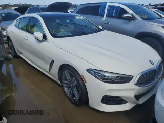 2024 BMW 8 Series 840i with VIN WBAGV2C08RCP56174, listed as a Copart auction lot 75160524 with 0 mi miles and Non Repairable. Bid and sale history available at carsss.com. Image 4.