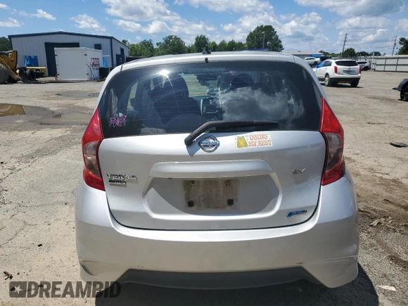 2016 Nissan Note S with VIN 3N1CE2CP8GL383446, listed as a Copart auction lot 56394545 with 137,055 mi miles and Salvage title. Bid and sale history available at DreamBid. Image 6.