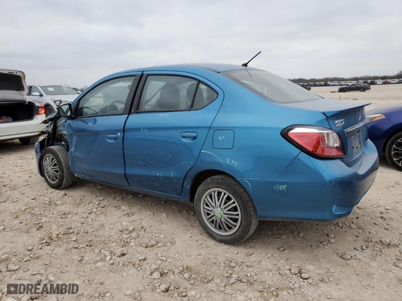 2023 Mitsubishi Mirage G4 ES with VIN ML32FUFJ7PHF00995, listed as a Copart auction lot 44051145 with 33,172 mi miles and Salvage Title. Bid and sale history available at carsss.com. Image 2.