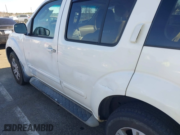 2010 Nissan Pathfinder SE with VIN 5N1AR1NB9AC629519, listed as a IAAI auction lot 41772962 with 192,593 mi miles and . Bid and sale history available at DreamBid. Image 14.