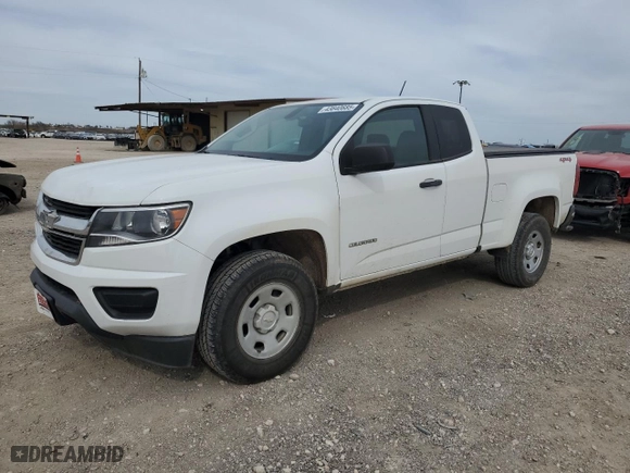 2019 Chevrolet Colorado 4WD Work Truck with VIN 1GCHTBEA2K1299334, listed as a Copart auction lot 43640685 with 66,689 mi miles and Salvage Title. Bid and sale history available at carsss.com. Image 1.