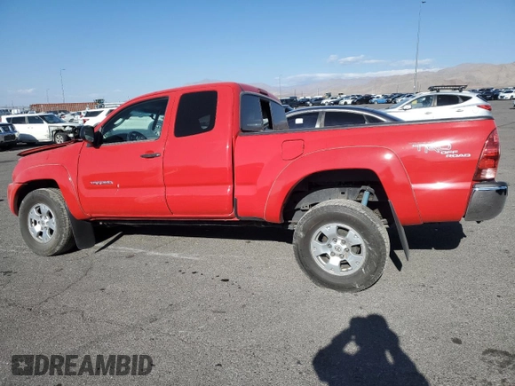 2008 Toyota Tacoma PreRunner with VIN 5TETU62N18Z500077, listed as a Copart auction lot 80843554 with 154,902 mi miles and Salvage Title. Bid and sale history available at carsss.com. Image 2.