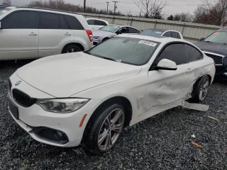 2015 BMW 4 Series 428i xDrive with VIN WBA3N5C54FK197509, listed as a Copart auction lot 81803614 with 80,191 mi miles and Salvage Title. Bid and sale history available at carsss.com. Image 1.