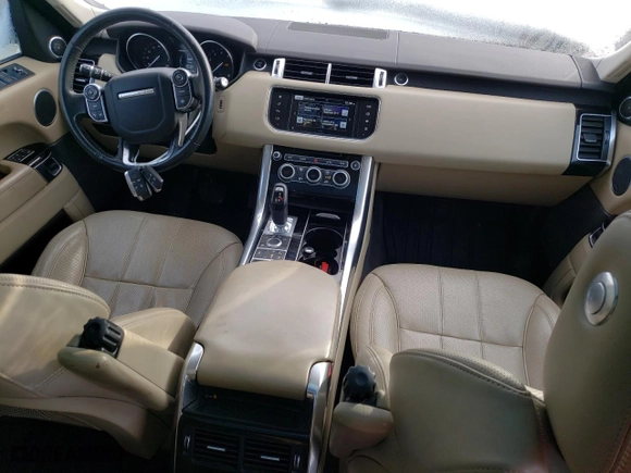 2016 Land Rover Range Rover Sport V6 HSE with VIN SALWR2VF9GA547371, listed as a Copart auction lot 43740355 with NaN miles and Clean Title. Bid and sale history available at carsss.com. Image 8.