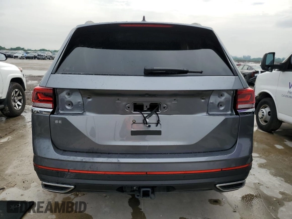 2025 Volkswagen Atlas SE with VIN 1V2WR2CA8SC517353, listed as a Copart auction lot 63493995 with Not provided miles and Non repairable. Bid and sale history available at DreamBid. Image 6.