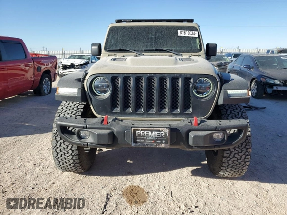 2022 Jeep Wrangler Unlimited Rubicon с VIN 1C4HJXFNXNW243878, выставлен на аукционе Copart как лот 81610334 с пробегом 29 210 миль миль и Чистый • Clean title. История ставок и продаж доступна на DreamBid. Изображение 5.
