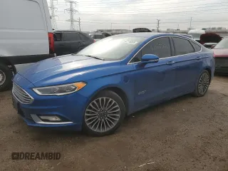 2017 Ford Fusion Titanium with VIN 3FA6P0SU9HR209745, listed as a Copart auction lot 47116055 with 157,162 mi miles and Salvage Title. Bid and sale history available at DreamBid. Image 1.