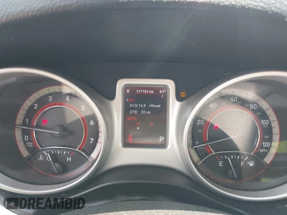 2011 Dodge Journey Mainstreet with VIN 3D4PH1FG7BT548247, listed as a IAAI auction lot 42456833 with 177,703 mi miles and . Bid and sale history available at DreamBid. Image 7.