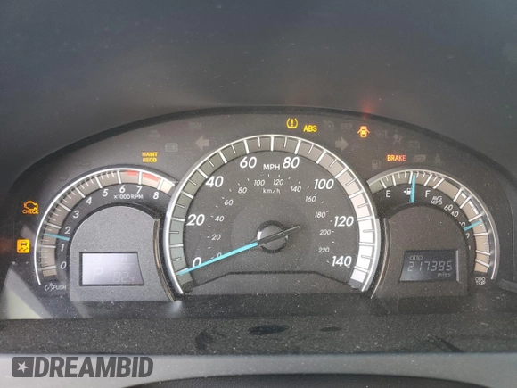 2014 Toyota Camry L with VIN 4T1BF1FK8EU812339, listed as a Copart auction lot 54868145 with 217,395 mi miles and Salvage Title. Bid and sale history available at DreamBid. Image 9.