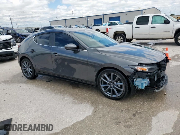 2020 Mazda 3 with VIN JM1BPALM3L1161384, listed as a Copart auction lot 55937155 with 89,812 mi miles and Salvage title. Bid and sale history available at DreamBid. Image 4.