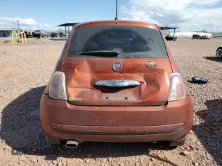 2015 FIAT 500 Pop with VIN 3C3CFFAR0FT545479, listed as a Copart auction lot 51787745 with 134,223 mi miles and Salvage Title. Bid and sale history available at carsss.com. Image 6.