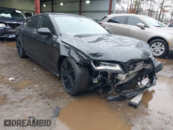 2014 Audi S7 Prestige with VIN WAUW2AFCXEN105101, listed as a IAAI auction lot 41562793 with 1 mi miles. Bid and sale history available at carsss.com. Image 1.