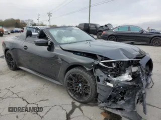 2022 BMW M4 Competition xDrive with VIN WBS33BA05NCJ12693, listed as a Copart auction lot 79721844 with 0 mi miles and Salvage Title. Bid and sale history available at carsss.com. Image 4.