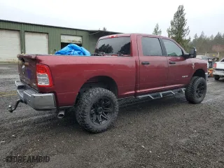 2024 Ram 2500 Big Horn with VIN 3C6UR5DL8RG222908, listed as a Copart auction lot 50209335 with 3,652 mi miles and Salvage Title. Bid and sale history available at carsss.com. Image 3.