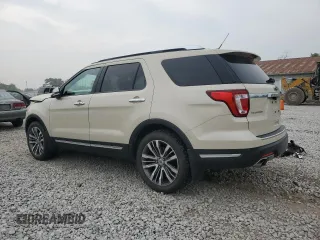 2018 Ford Explorer Platinum with VIN 1FM5K8HT0JGB28837, listed as a Copart auction lot 59709785 with 98,861 mi miles and Non repairable. Bid and sale history available at DreamBid. Image 2.