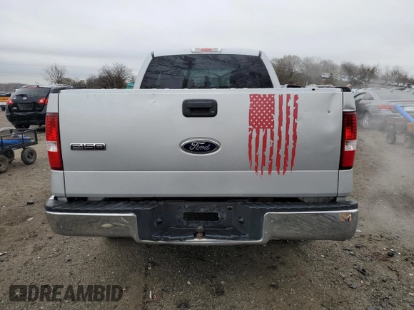 2004 Ford F-150 STX with VIN 1FTRX12W24NC57020, listed as a Copart auction lot 50343155 with 252,802 mi miles and Clean Title. Bid and sale history available at carsss.com. Image 6.