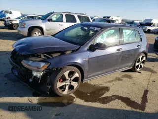 2016 Volkswagen Golf GTI SE with VIN 3VW4T7AU9GM004104, listed as a Copart auction lot 40184243 with 73,262 mi miles. Bid and sale history available at carsss.com. Image 1.
