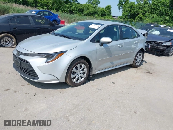 2024 Toyota Corolla LE with VIN 5YFB4MDE8RP202811, listed as a IAAI auction lot 42434710 with 400 mi miles and . Bid and sale history available at DreamBid. Image 18.