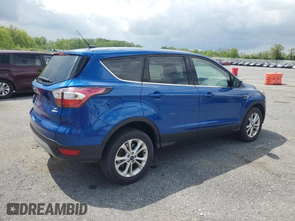 2017 Ford Escape SE with VIN 1FMCU9GD2HUA18224, listed as a Copart auction lot 56124495 with 48,026 mi miles and Clean Title. Bid and sale history available at DreamBid. Image 3.