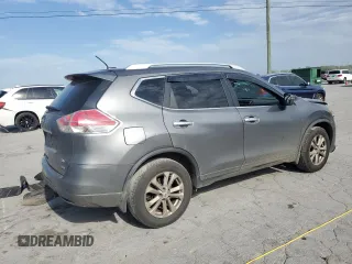 2014 Nissan Rogue SV with VIN 5N1AT2ML3EC794358, listed as a Copart auction lot 53094715 with 191,889 mi miles and Salvage Title. Bid and sale history available at carsss.com. Image 3.