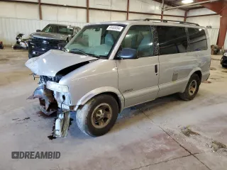 2000 Chevrolet Astro with VIN 1GNDM19W4YB109281, listed as a Copart auction lot 80818824 with 145,570 mi miles and Non Repairable. Bid and sale history available at carsss.com. Image 1.