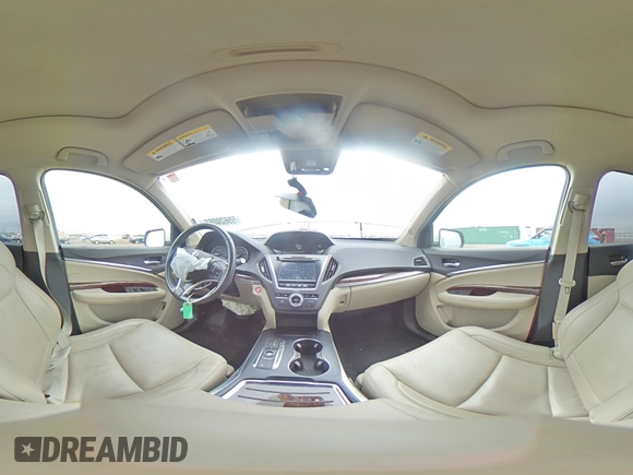 2018 Acura MDX Technology with VIN 5J8YD4H53JL008190, listed as a Copart auction lot 55620065 with 70,180 mi miles and Salvage title. Bid and sale history available at DreamBid. Image 16.