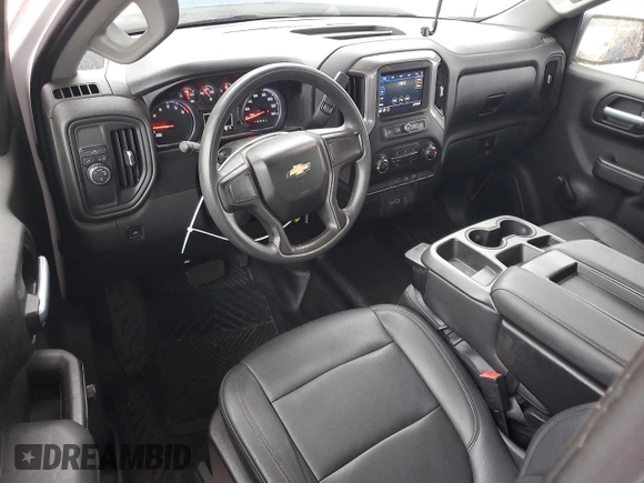 2021 Chevrolet Silverado 1500 Work Truck with VIN 3GCNWAEH7MG171743, listed as a Copart auction lot 80291414 with 46,718 mi miles and Clean Title. Bid and sale history available at carsss.com. Image 8.