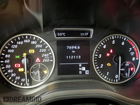 2013 Mercedes-Benz B 250 Sports Tourer with VIN WDDMH4EB1DJ161295, listed as a Copart auction lot 52190755 with 112,113 mi miles and Clean Title. Bid and sale history available at DreamBid. Image 9.