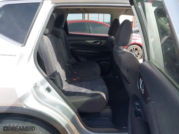 2015 Nissan Rogue SV with VIN KNMAT2MT6FP584237, listed as a IAAI auction lot 41793675 with 134,434 mi miles. Bid and sale history available at carsss.com. Image 8.