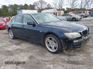 2008 BMW 7 Series 750Li with VIN WBAHN83588DT86713, listed as a IAAI auction lot 41513427 with 181,174 mi miles and . Bid and sale history available at carsss.com. Image 1.