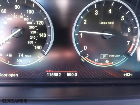 2012 BMW 6 Series 650i xDrive with VIN WBALX5C59CC894030, listed as a IAAI auction lot 41763126 with 115,562 mi miles. Bid and sale history available at carsss.com. Image 15.