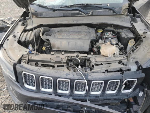 2020 Jeep Compass Latitude with VIN 3C4NJCBB4LT141325, listed as a Copart auction lot 43410945 with 52,691 mi miles and Salvage Title. Bid and sale history available at carsss.com. Image 12.