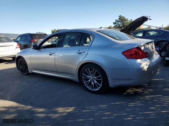 2007 Infiniti G35 Sedan Sport with VIN JNKBV61E57M708298, listed as a Copart auction lot 88284555 with 73,061 mi miles and Salvage Title. Bid and sale history available at carsss.com. Image 2.