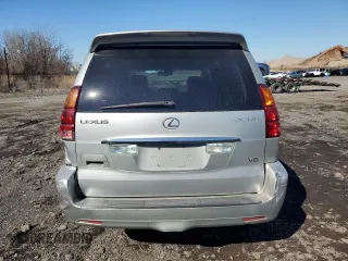 2005 Lexus GX with VIN JTJBT20X450081856, listed as a Copart auction lot 46337545 with 382,956 mi miles and Clean Title. Bid and sale history available at carsss.com. Image 6.
