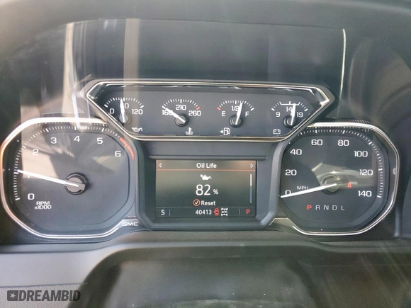 2022 GMC Sierra 2500HD AT4 with VIN 1GT49PE70NF178193, listed as a Copart auction lot 50314395 with 40,413 mi miles and Clean Title. Bid and sale history available at carsss.com. Image 9.