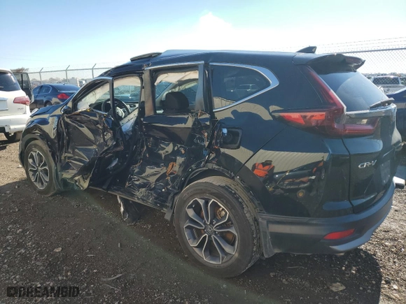 2022 Honda CR-V EX with VIN 5J6RW1H55NA006822, listed as a Copart auction lot 88279745 with 0 mi miles and Salvage Title. Bid and sale history available at carsss.com. Image 2.