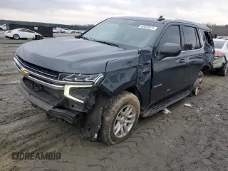 2022 Chevrolet Tahoe LT with VIN 1GNSKNKD0NR161796, listed as a Copart auction lot 42320075 with 84,387 mi miles and Salvage title. Bid and sale history available at DreamBid. Image 1.