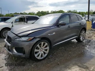 2017 Jaguar F-Pace S z VIN SADCM2BV1HA489685, wystawiony jako Copart lot #56360845 z przebiegiem 80 862 mil mil oraz Szkoda całkowita • Salvage title. Historia ofert i sprzedaży dostępna na DreamBid. Obrazek 1.