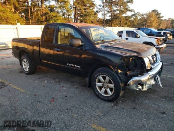 2008 Nissan Titan SE with VIN 1N6BA06A68N354722, listed as a Copart auction lot 86908464 with 84,564 mi miles and Salvage Title. Bid and sale history available at carsss.com. Image 4.