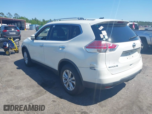 2015 Nissan Rogue S with VIN KNMAT2MV8FP529757, listed as a IAAI auction lot 42026705 with 165,693 mi miles. Bid and sale history available at carsss.com. Image 3.