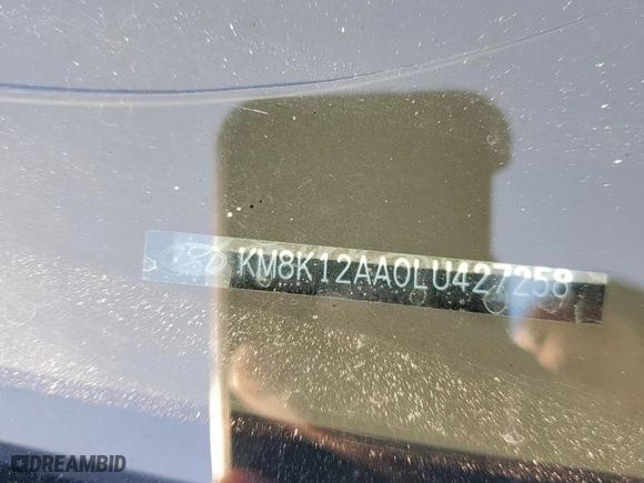 2020 Hyundai Kona SE with VIN KM8K12AA0LU427258, listed as a Copart auction lot 89309205 with 81,359 mi miles and Salvage Title. Bid and sale history available at carsss.com. Image 14.