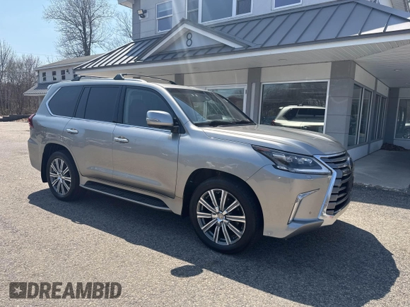 2017 Lexus LX 570 with VIN JTJHY7AX7H4244407, listed as a IAAI auction lot 42095502 with 105,207 mi miles and . Bid and sale history available at DreamBid. Image 1.
