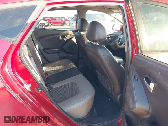 2013 Hyundai Tucson GLS with VIN KM8JU3AC6DU763590, listed as a IAAI auction lot 41999555 with 149,960 mi miles. Bid and sale history available at carsss.com. Image 8.