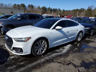 2019 Audi A7 Premium Plus with VIN WAUU2AF21KN017385, listed as a Copart auction lot 46136025 with 75,136 mi miles and Clean Title. Bid and sale history available at carsss.com. Image 1.