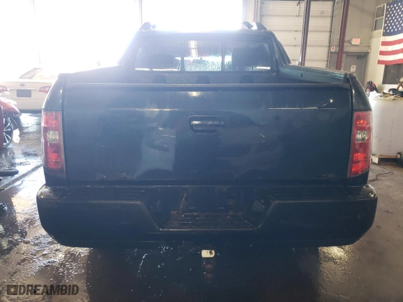 2011 Honda Ridgeline RTL with VIN 5FPYK1F51BB003104, listed as a Copart auction lot 45788555 with 257,211 mi miles and Salvage Title. Bid and sale history available at carsss.com. Image 6.