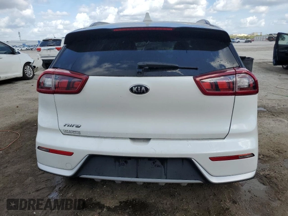 2017 Kia Niro EX with VIN KNDCC3LCXH5052083, listed as a Copart auction lot 47575895 with 139,047 mi miles and Non Repairable. Bid and sale history available at carsss.com. Image 6.