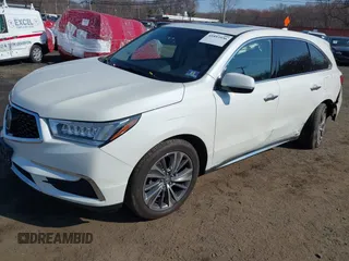 2017 Acura MDX w/Technology Pkg with VIN 5FRYD4H56HB023051, listed as a IAAI auction lot 41893936 with 109,546 mi miles. Bid and sale history available at carsss.com. Image 2.